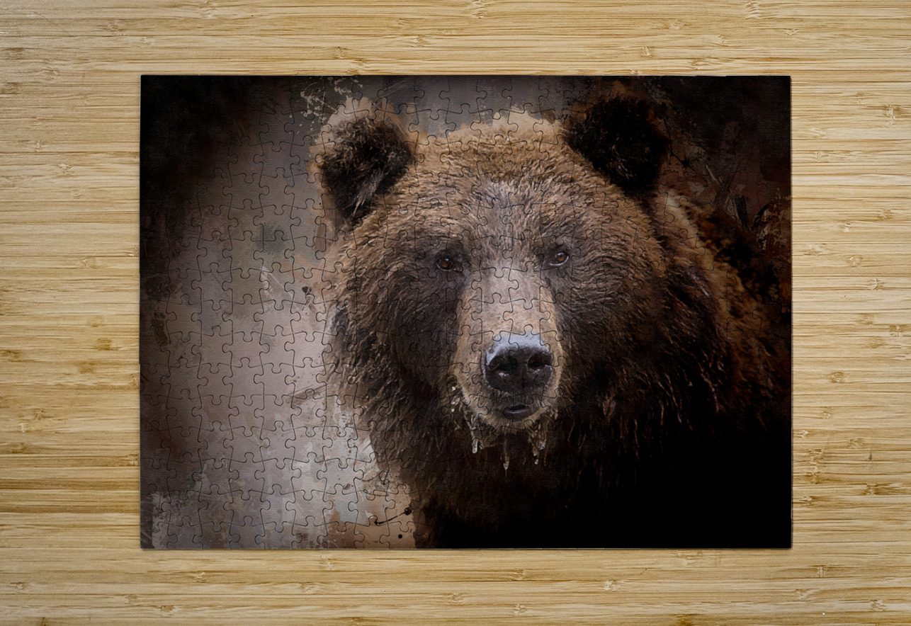 North American Brown Bear Pabodie Art Puzzle printing
