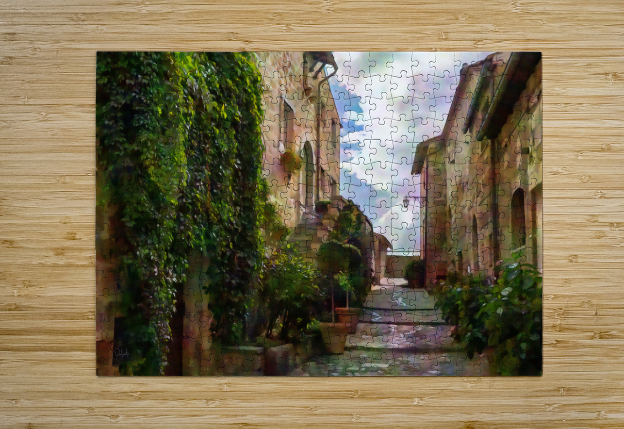 Cobblestone Steps and Stones to the Sky Pabodie Art Puzzle printing