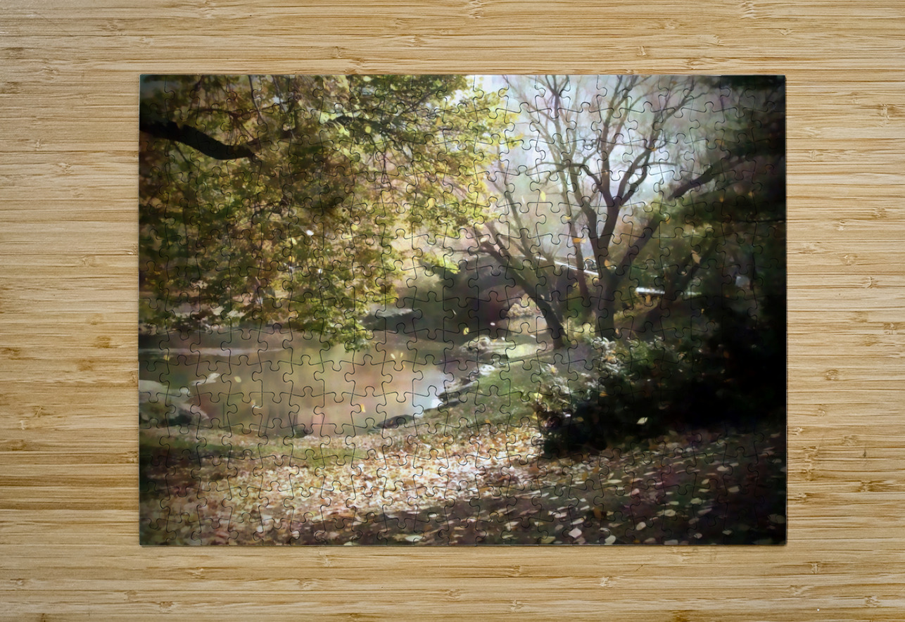 The Grassy Bank Along The Bridge Pabodie Art Puzzle printing