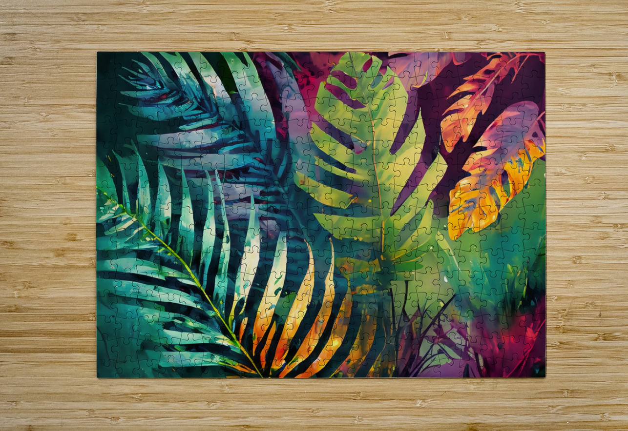 Tropical Palms IV Pabodie Art Puzzle printing