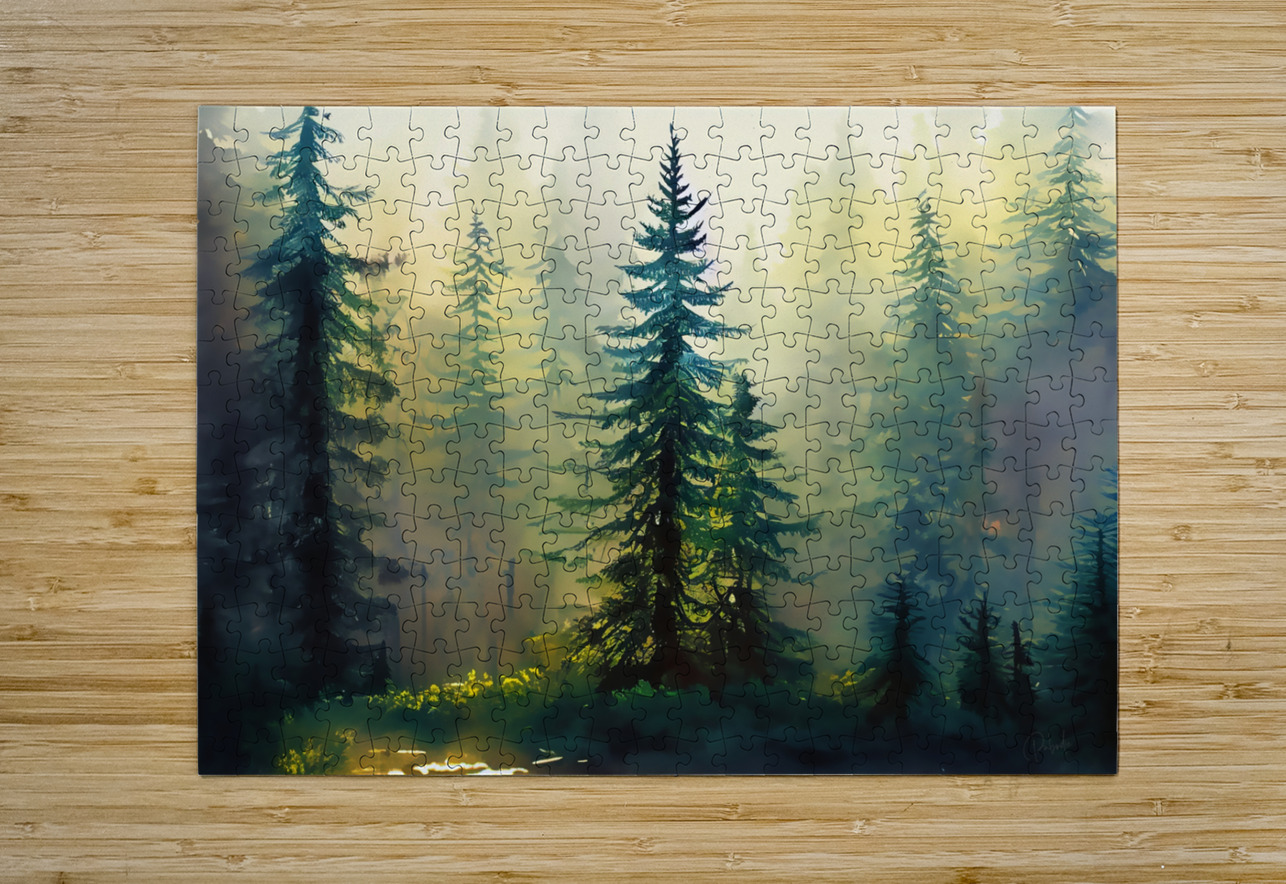 Fir Tree Forest Pabodie Art Puzzle printing