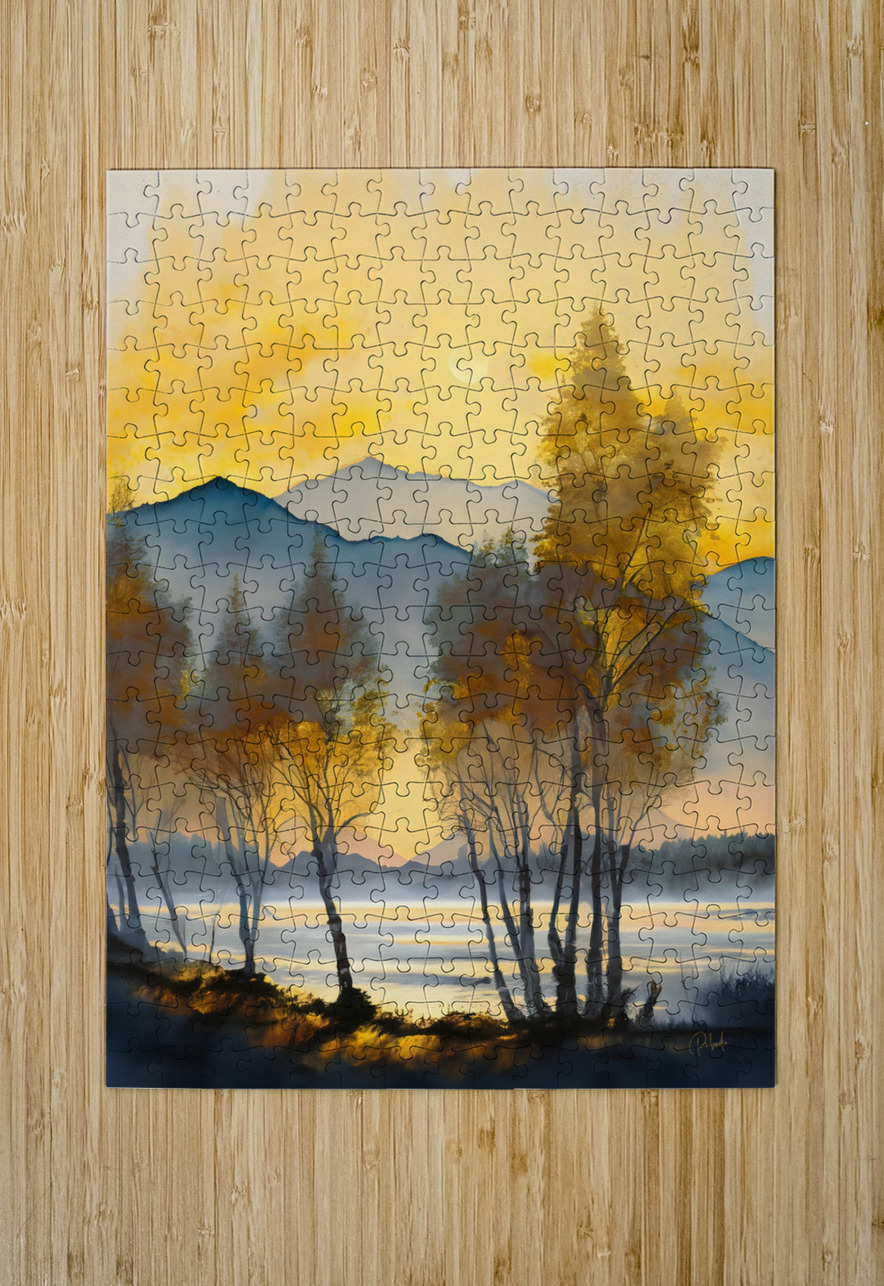 Morning Moutain Sun Pabodie Art Puzzle printing