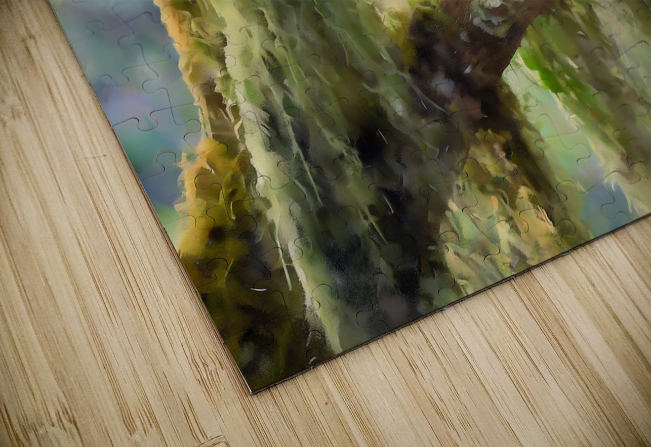 Barred Owl and Spanish Moss Pabodie Art Puzzle