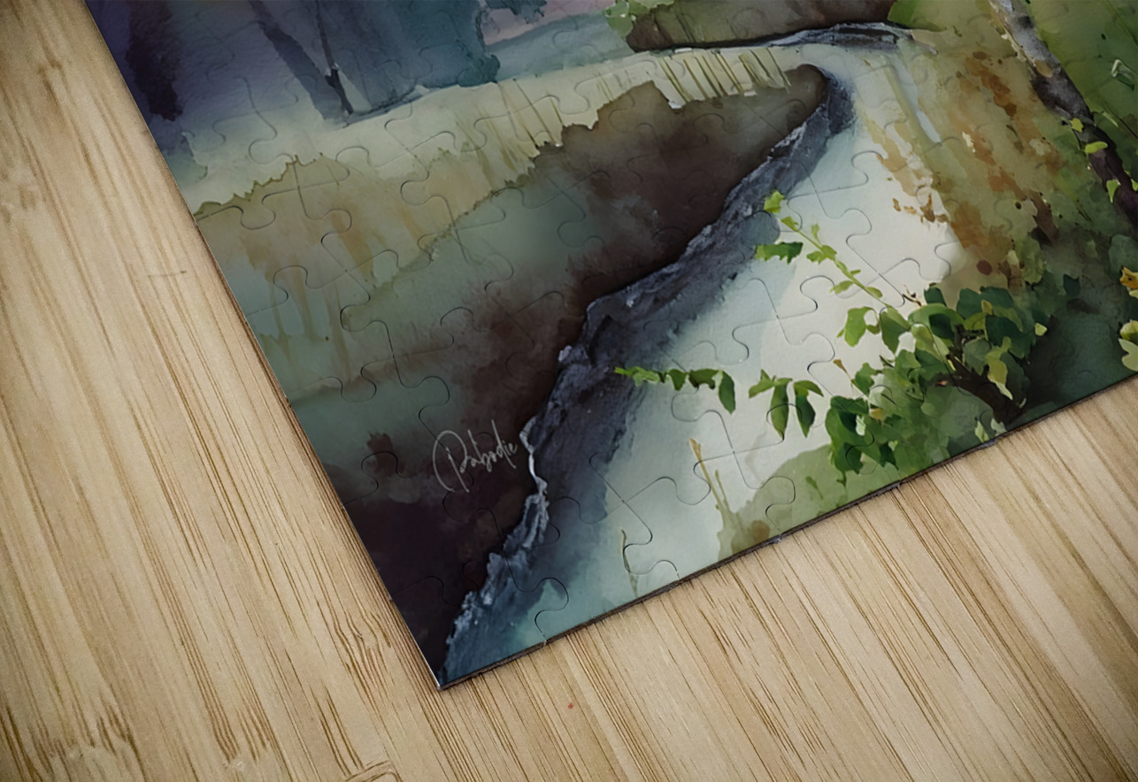 Birch Creek Watercolor Pabodie Art Puzzle