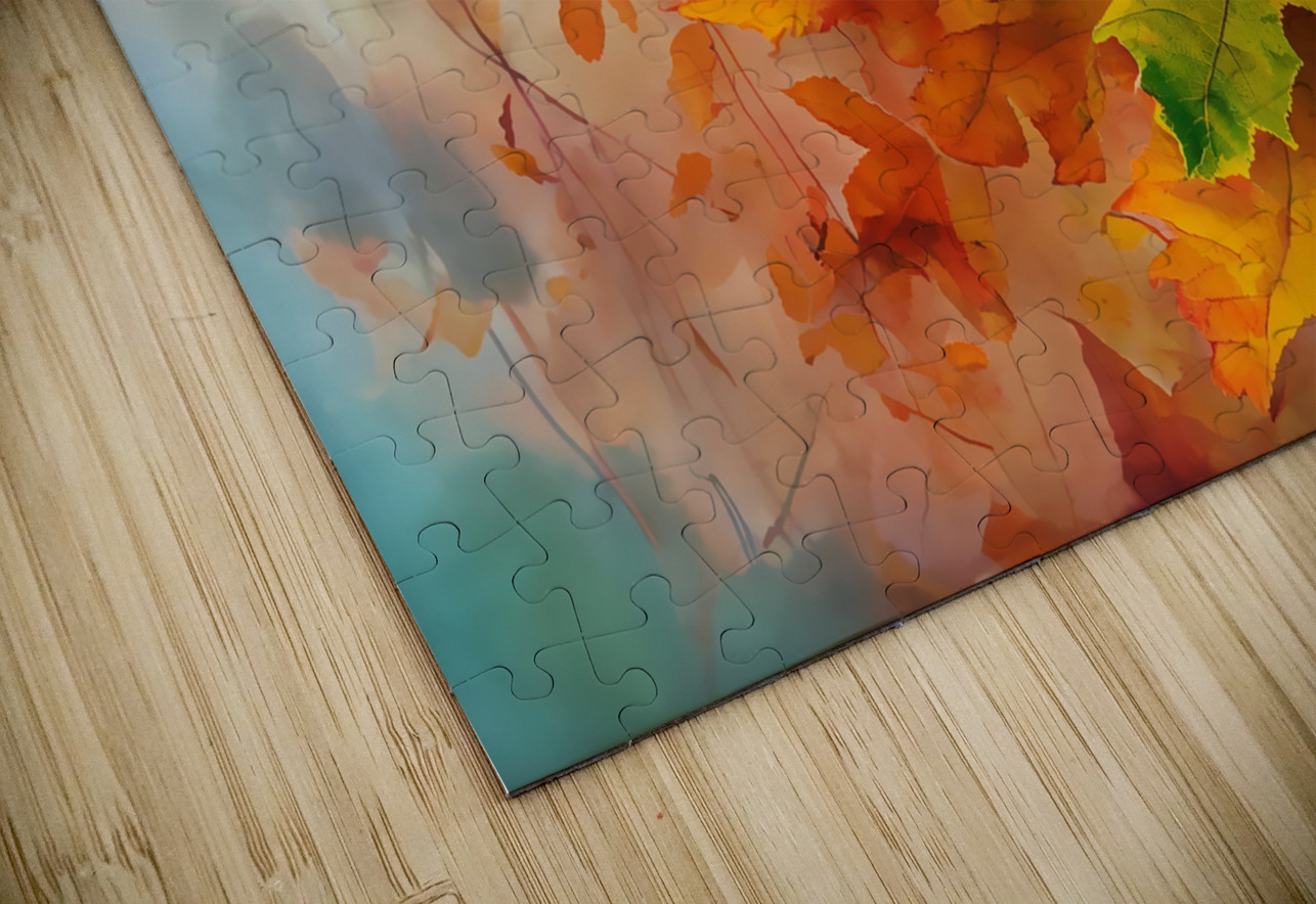 Fall Leaves in the Mist Pabodie Art Puzzle