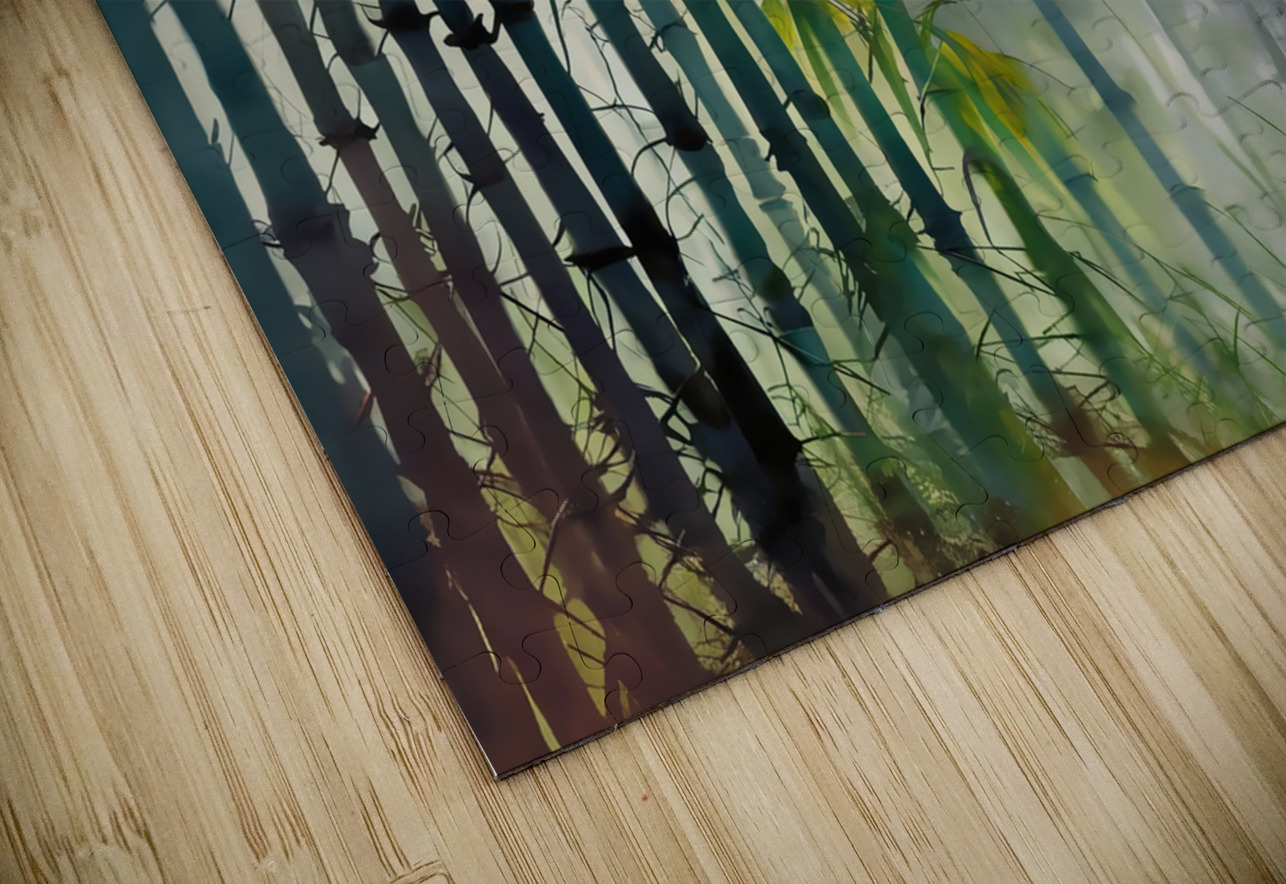 Bamboo Trees in the Fog Pabodie Art Puzzle