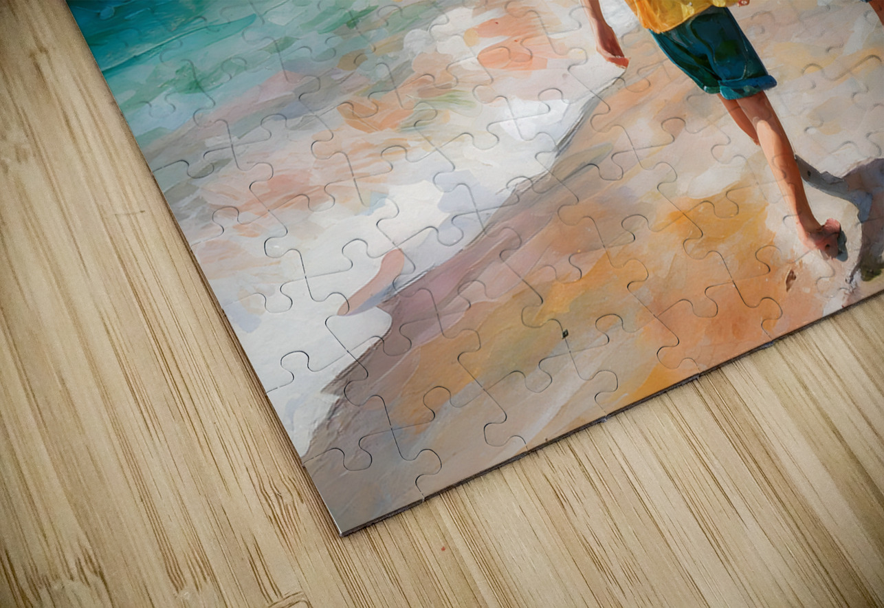 Sisters on the Beach Pabodie Art Puzzle