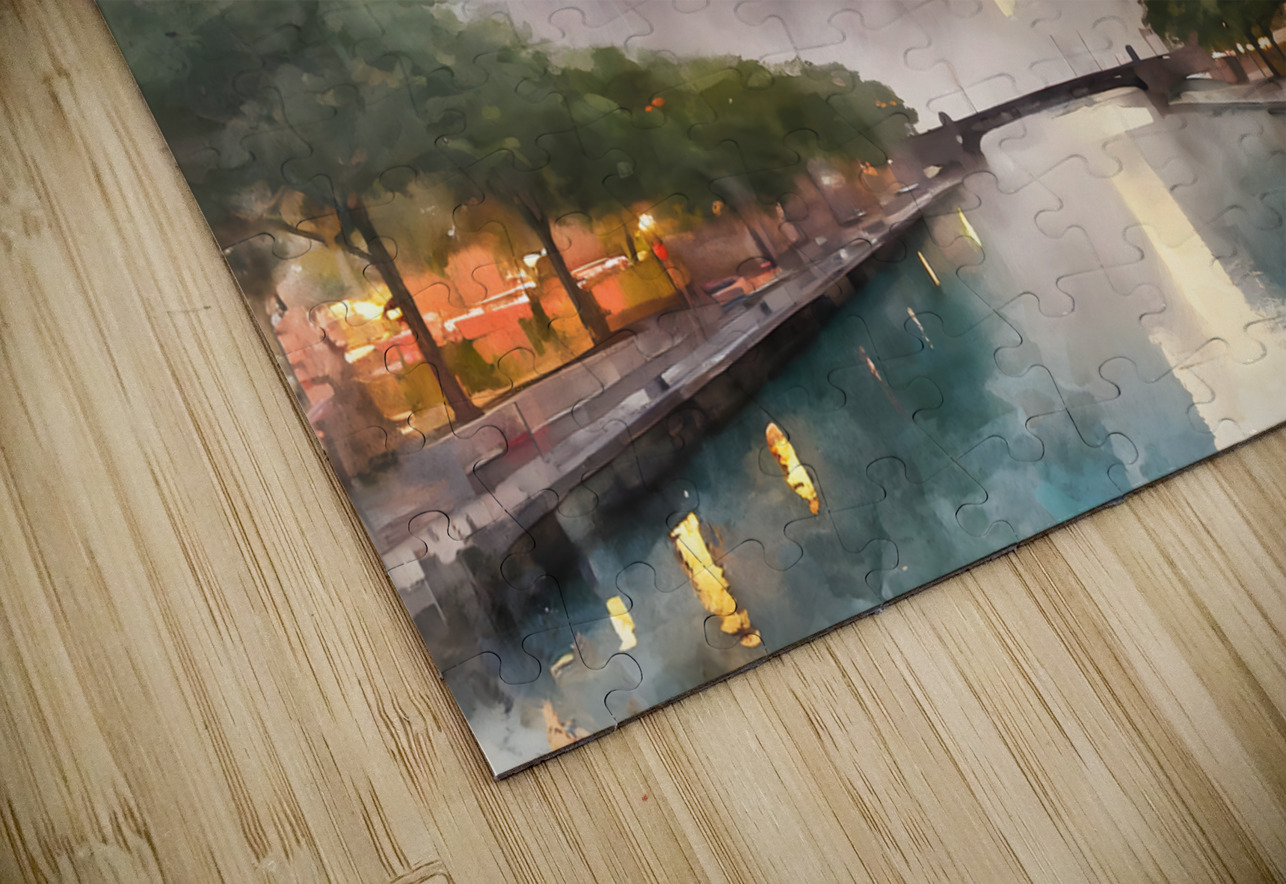 Chicago Riverwalk Pabodie Art Puzzle