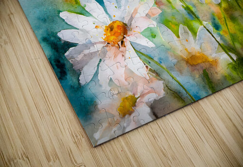 Watercolor Daisies Pabodie Art puzzle