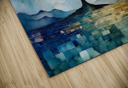 Golden Tree Mosiac Pabodie Art puzzle