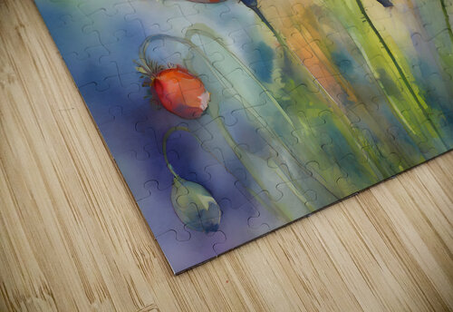 Dancing Poppies Pabodie Art puzzle