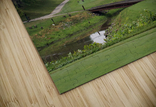 Of Geese and Golf at Sawmill Creek Pabodie Art puzzle