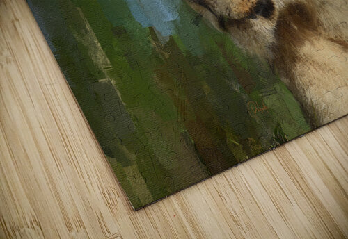 The Kings Mate and Lioness Portrait Pabodie Art puzzle