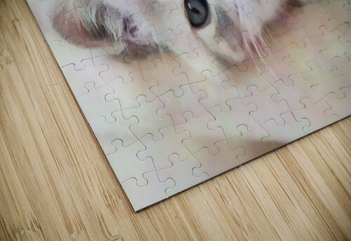 Kitty Cat Snuggling In Pabodie Art puzzle