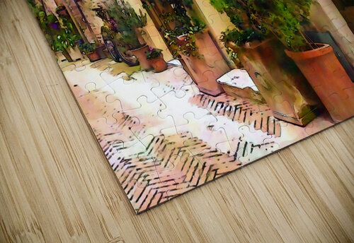 Stone Arched Doors Along the Way Pabodie Art puzzle