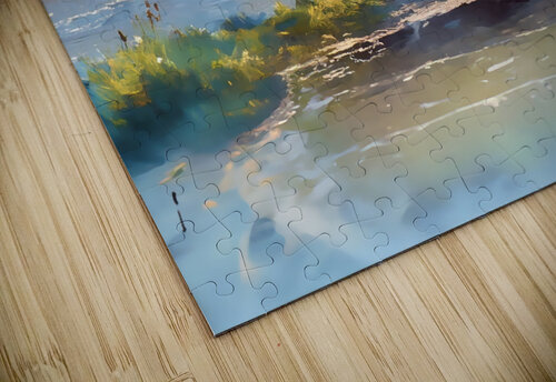 Rain At The Tidal Pool Pabodie Art puzzle