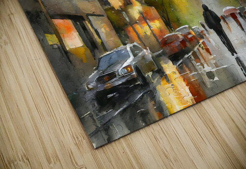 Rainy Day in Manhattan Pabodie Art puzzle