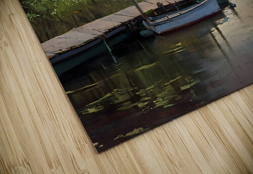 The Fishing Hole Pabodie Art puzzle