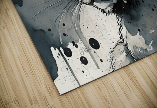 The Classic Cat Stare Pabodie Art puzzle