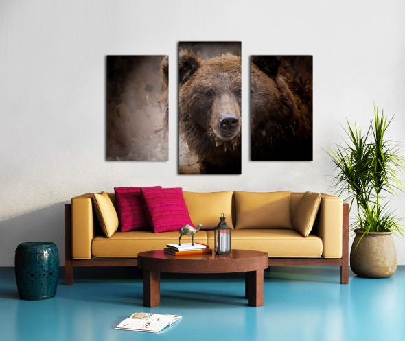North American Brown Bear Canvas print