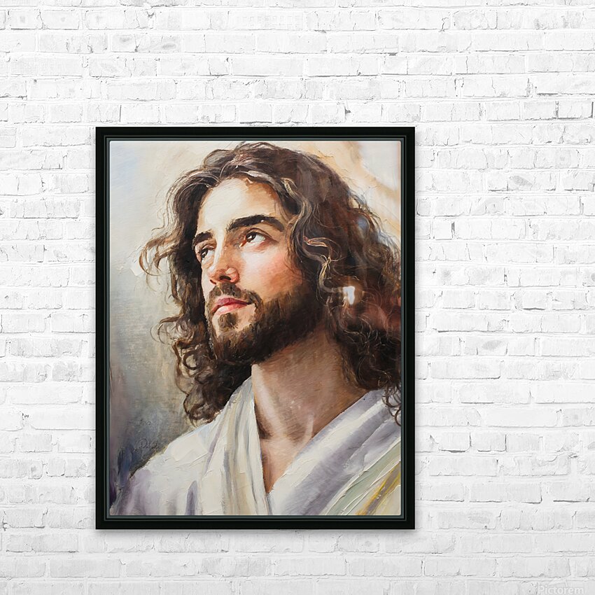 Jesus of Nazareth HD Sublimation Metal print with Decorating Float Frame (BOX)