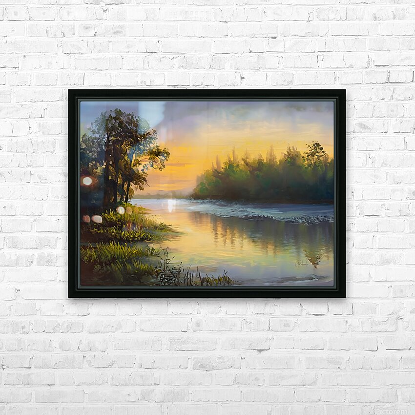 As The Dawn Breaks HD Sublimation Metal print with Decorating Float Frame (BOX)