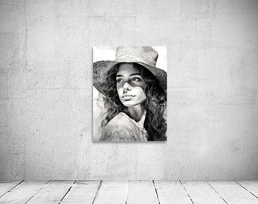 A Womans Casual Glance Wall Preview