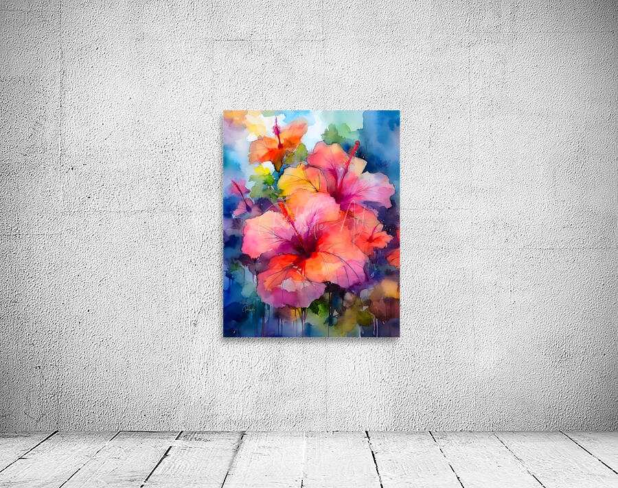 Hibiscus Bouquet Wall Preview