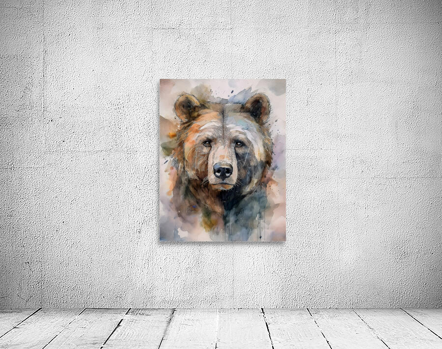 Brown Bear Inkwash Wall Preview