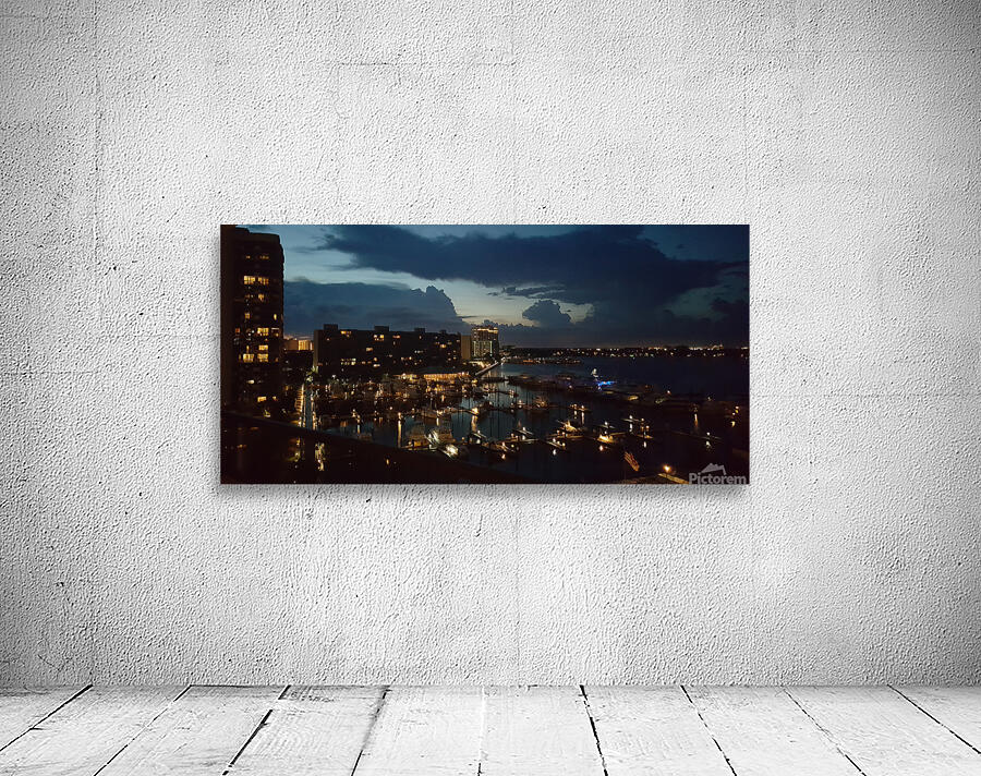 NIght Lights At The Marina Wall Preview