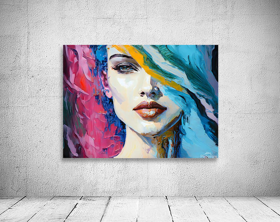 Abstract Faces V Wall Preview