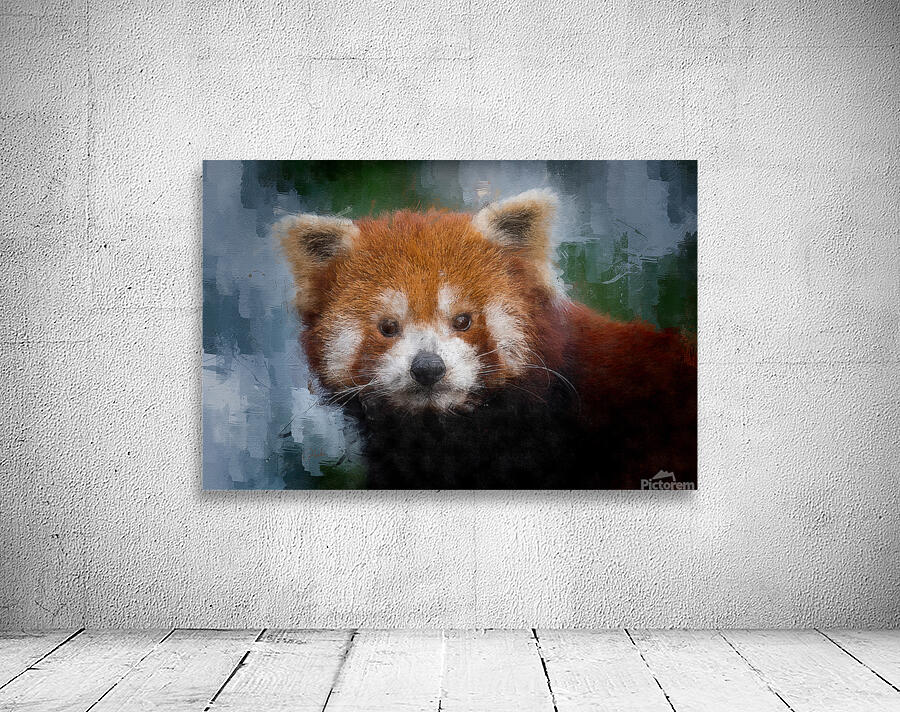 Red Panda Portrait Wall Preview