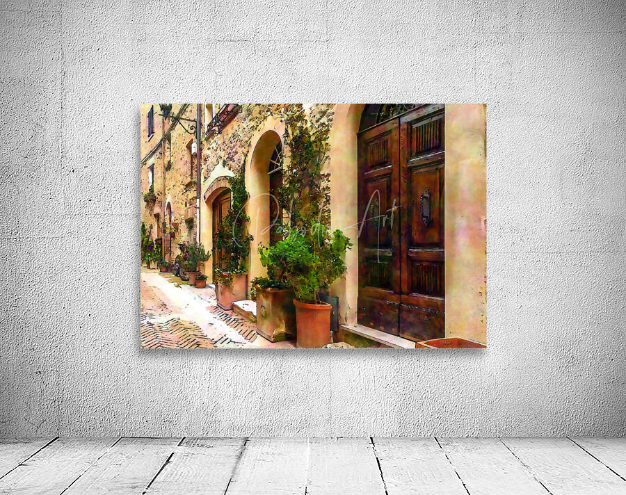 Stone Arched Doors Along the Way Wall Preview