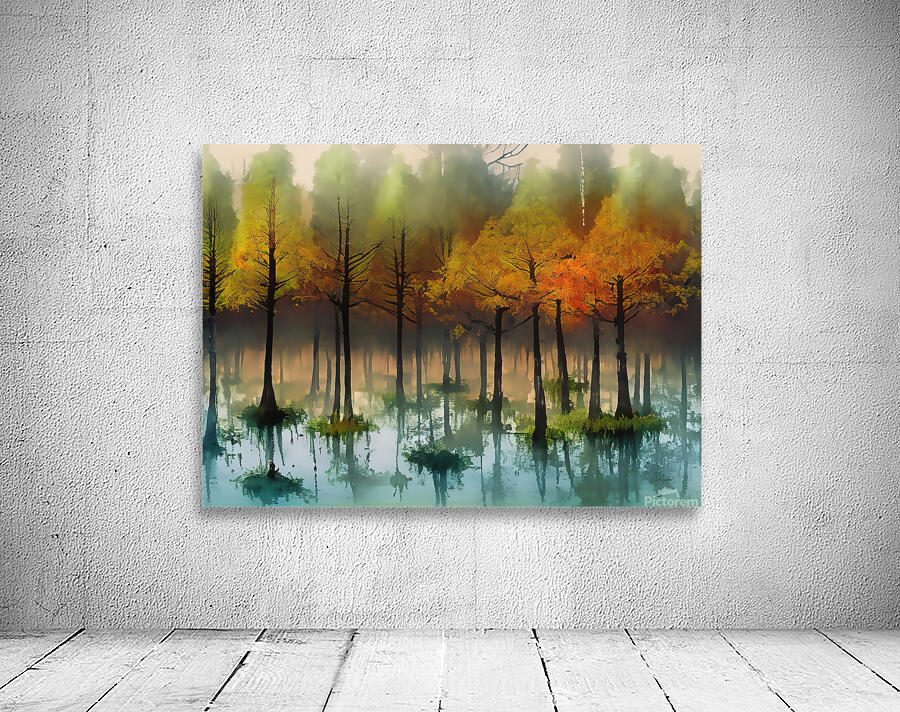 Cypress Trees in the Swamp II by Pabodie Art
