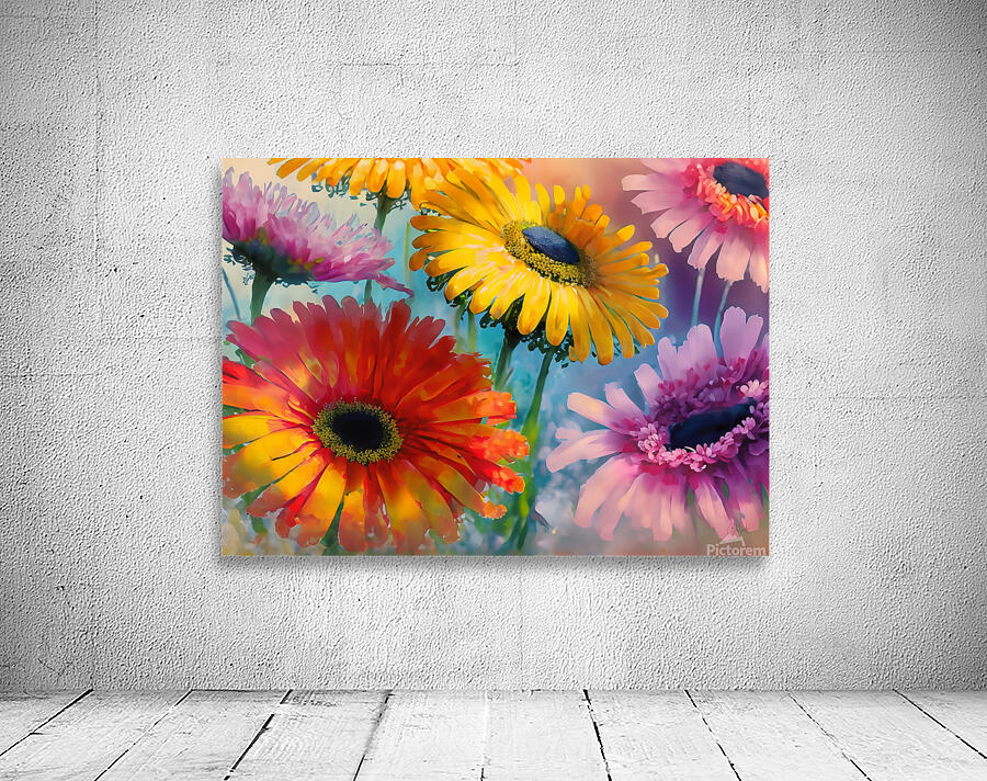 Gerbera Daises II Wall Preview