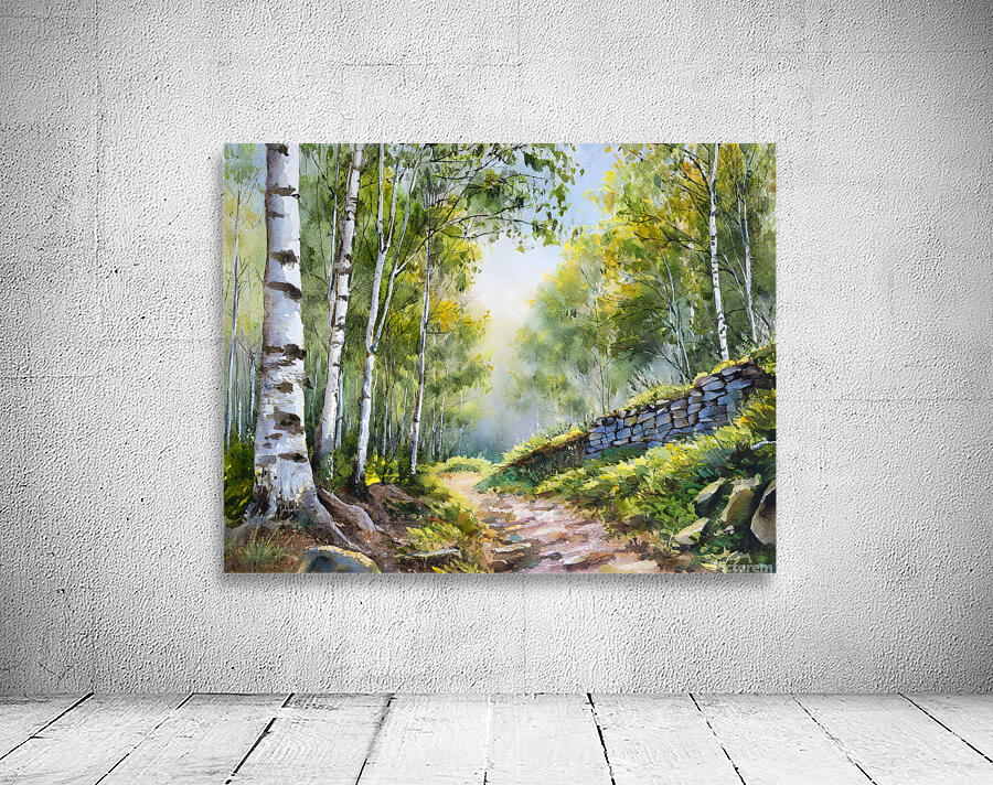 Path Through The Birches by Pabodie Art