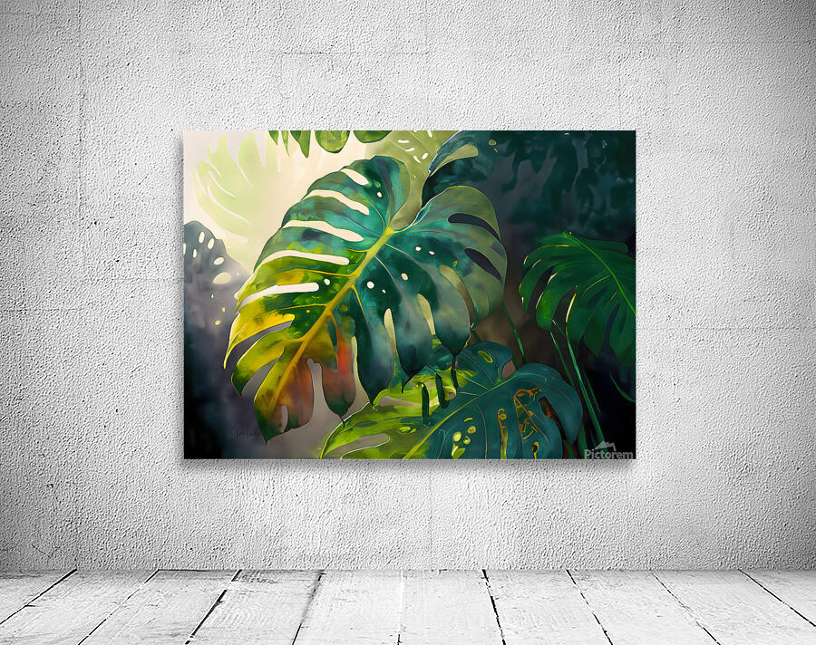 Philodendron Fronds II Wall Preview