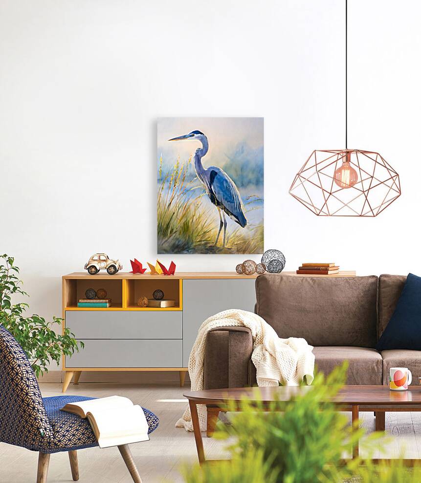 Blue Heron Beachside Reproduction