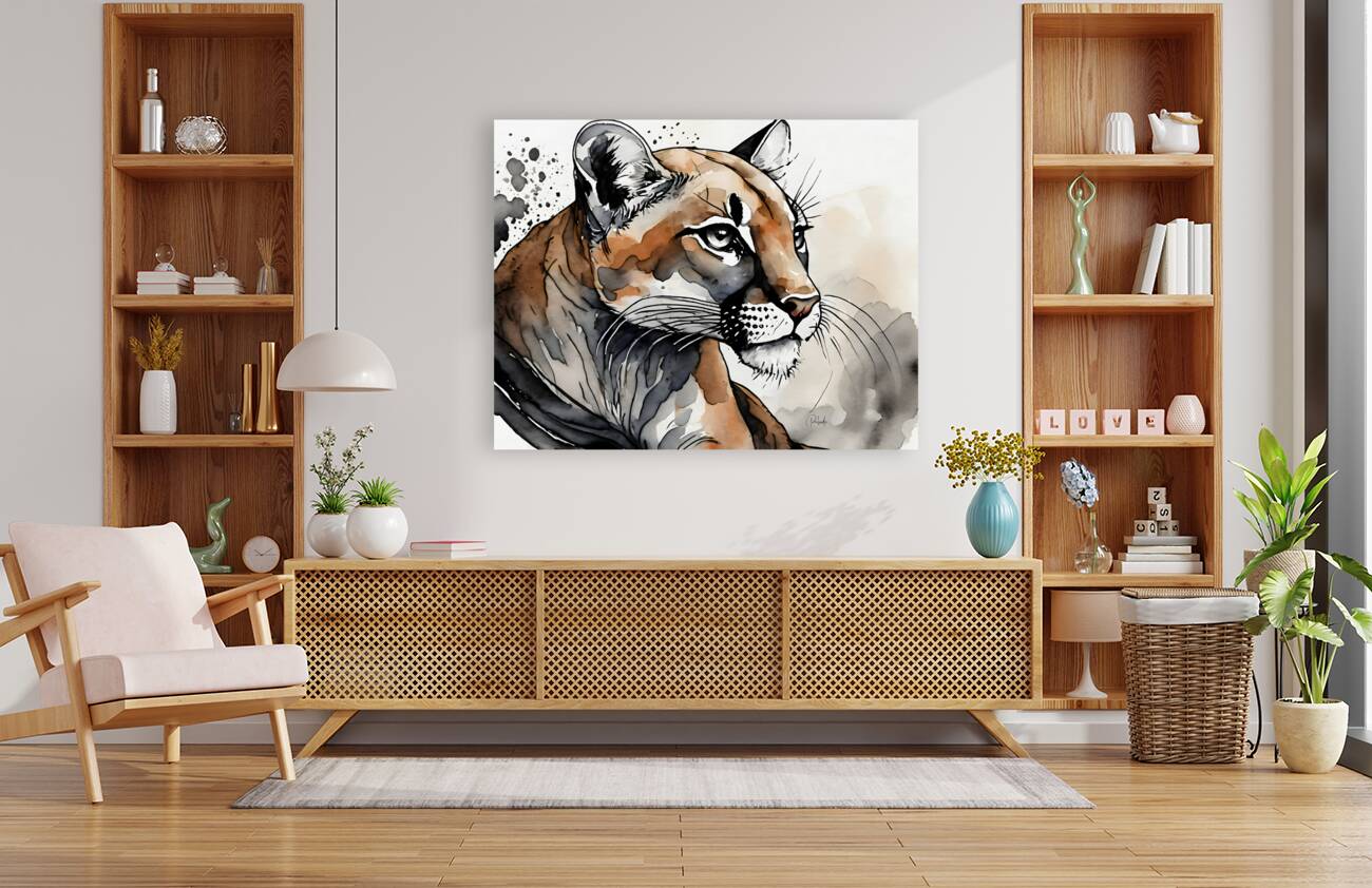 Courageous Cougar Reproduction