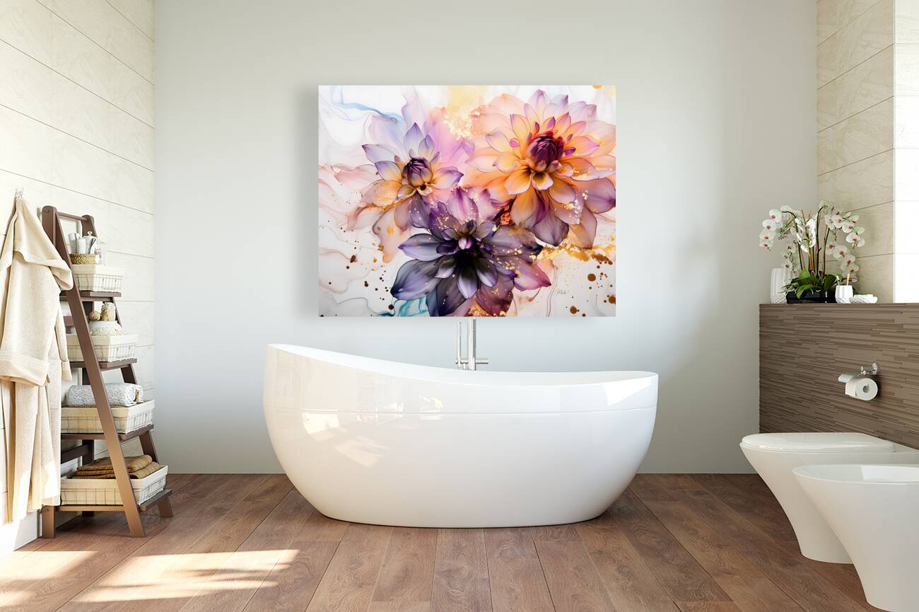 Dahlias Study II Reproduction