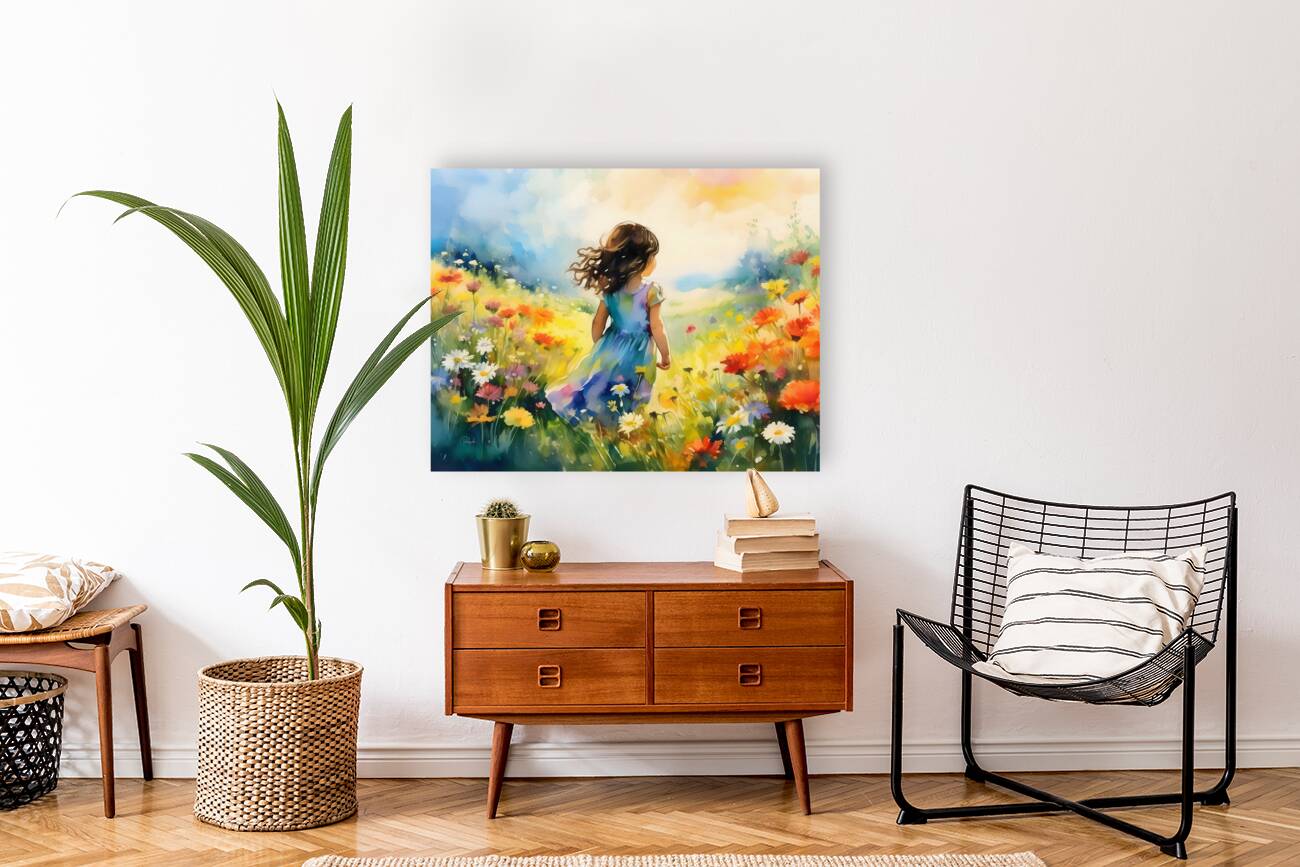 A Child of the Wildflowers Reproduction