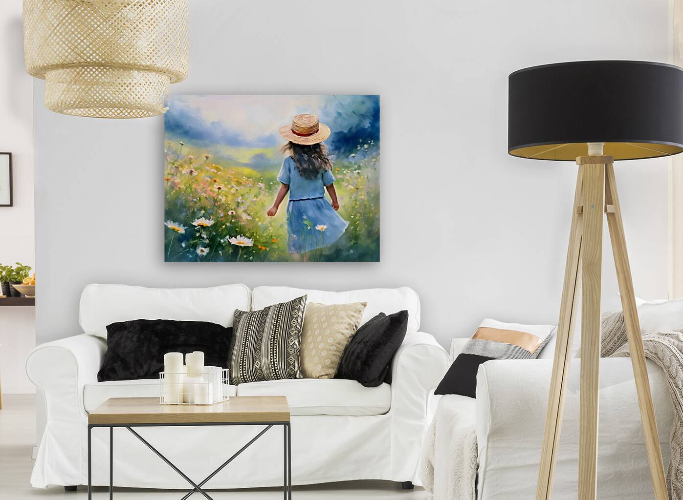 Among The Wildflowers Reproduction