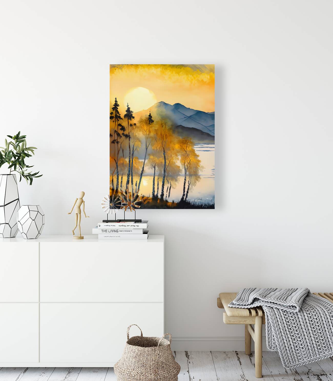 Golden Birches VII Reproduction