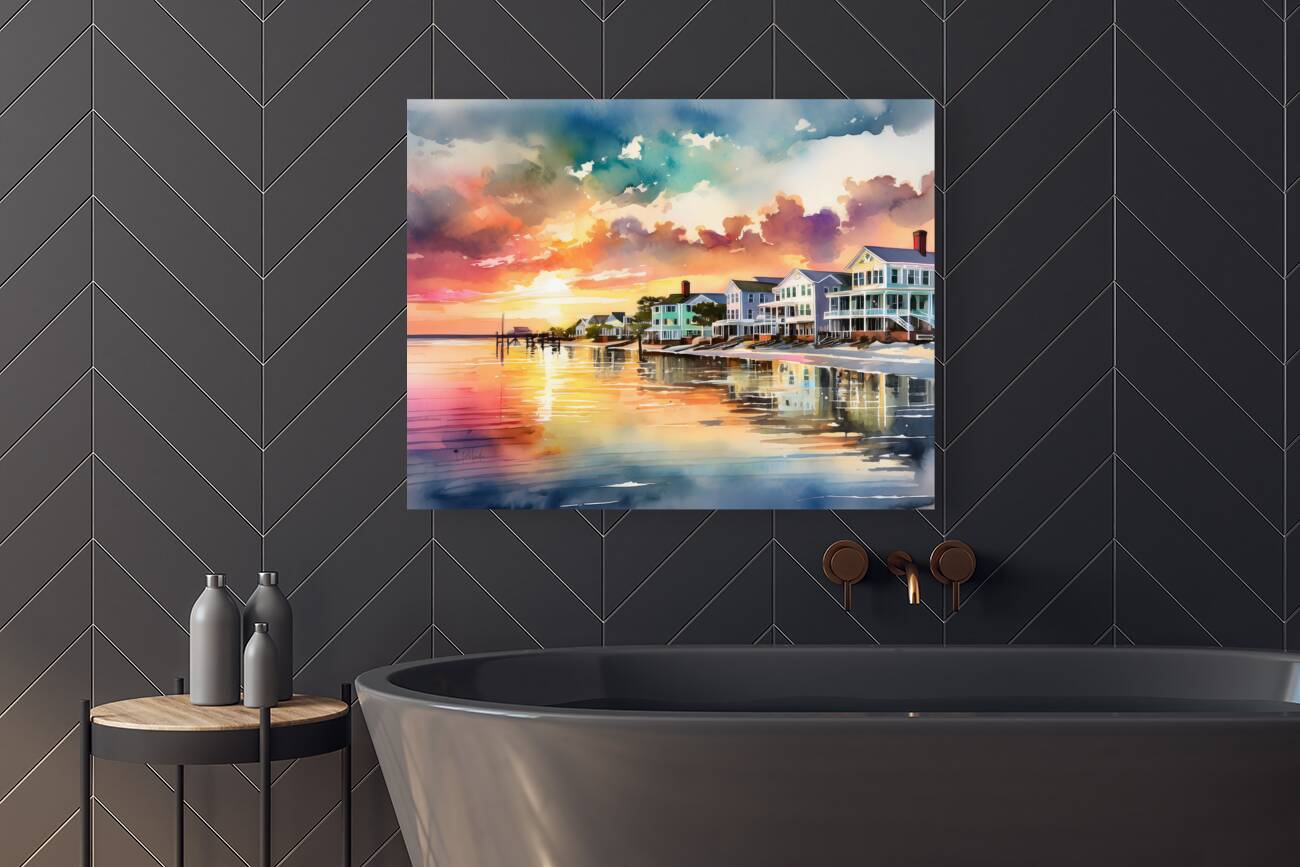 Island Time Sunrise Reproduction