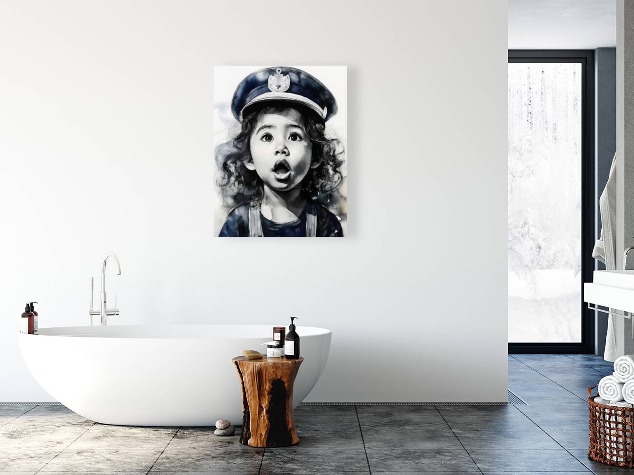 Captain Of Her Ship Reproduction