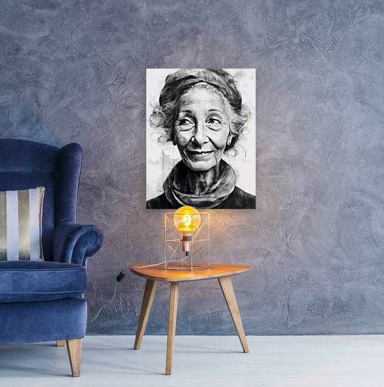 The Half Smile Reproduction