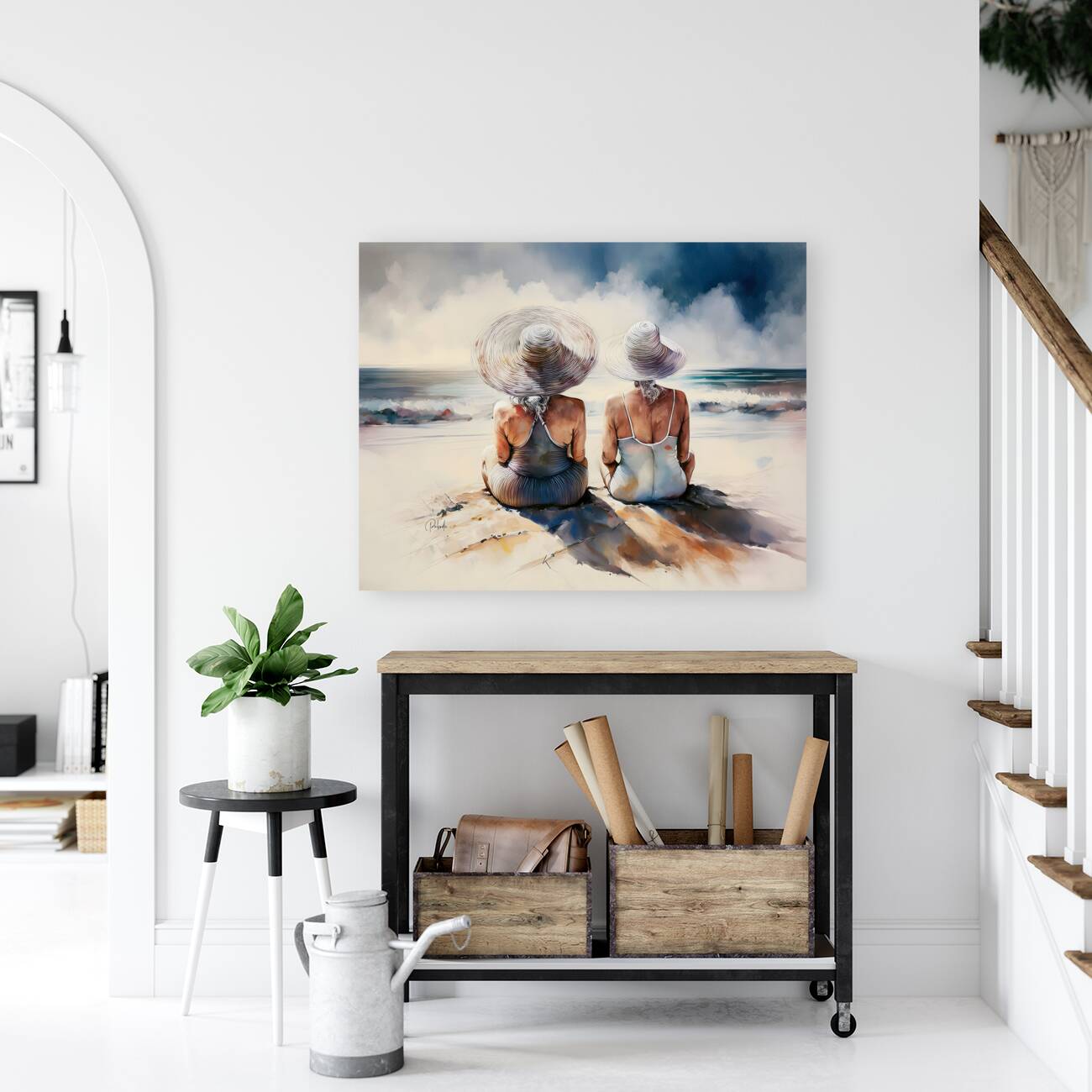 Beach Meditation Reproduction