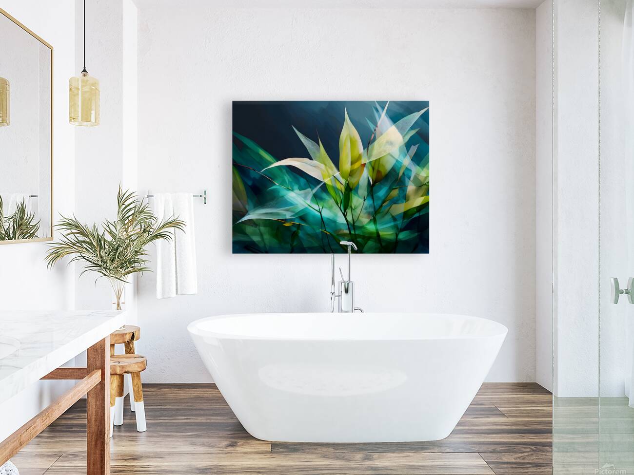 Geometric Bamboo Reproduction