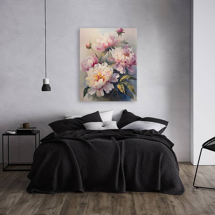 Painting Peonies Reproduction