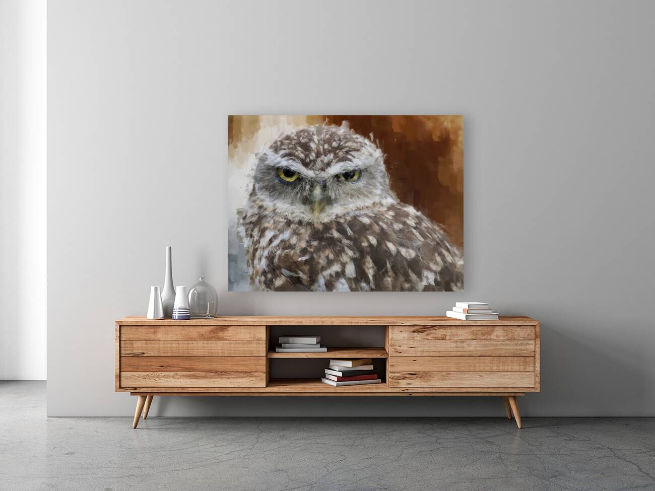 Burrowing Owl Portrait Reproduction